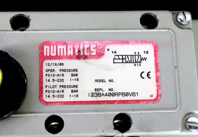 USED NUMATICS I23RD100JP00000