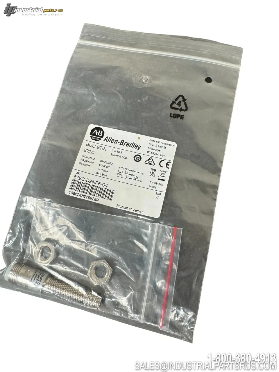 New | in-Stock ALLEN-BRADLEY 872C-D2NPS-D4 Proximity Sensors Kentucky US | Industrial Parts R Us Inc. #1465854
