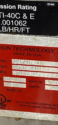 USED AUTOFRY MTI-40E