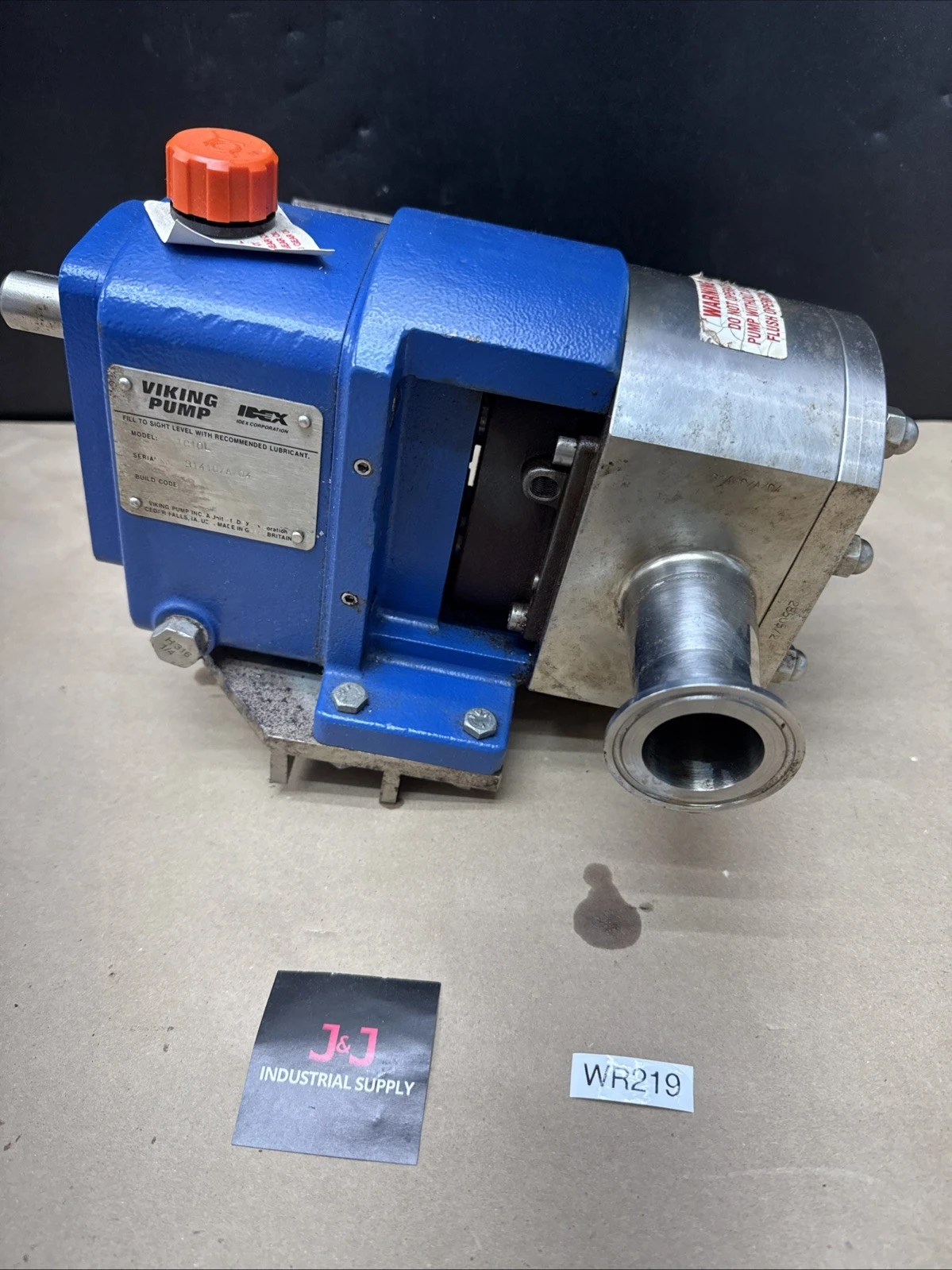Used Viking IC10L Pumps Indiana US | J&J Industrial Supply #1280979