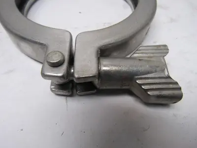 3" Sanitary Hinged Split Clamp Stainless Steel Lot Of 2