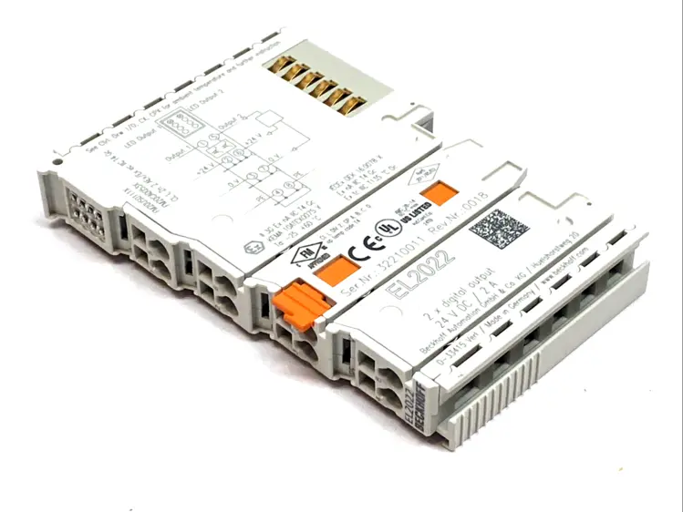 Used BECKHOFF ETHERCAT DIGITAL OUTPUT TERMINAL 2-CHANNEL 24VDC 2A PLC Input & Output | Maverick Industrial Sales #1104143