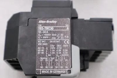 NEW OPEN BOX AB Allen-Bradley Thermal Overload RELAY CAT 193-TBC30 SER A -H1048A