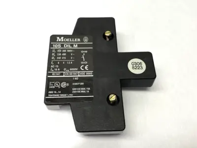 USED MOELLER AUXILIARY CONTACT 15A 600VAC