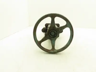 DeZurik 827 Flanged 3" Knife Gate Valve 316 SS Rising Stem Metal Seat