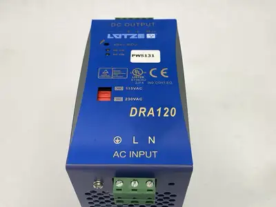 Used Lutze Power Supply 24VDC 120W DIN Rail Power Supplies Michigan US | Maverick Industrial Sales #1392466