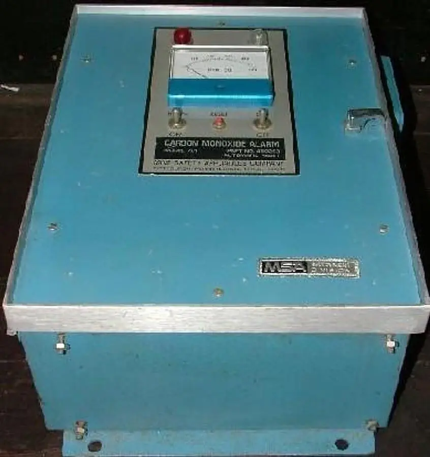 QTY. 1. MINE SAFETY APPLIANCES CARBON MONOXIDE ALA...