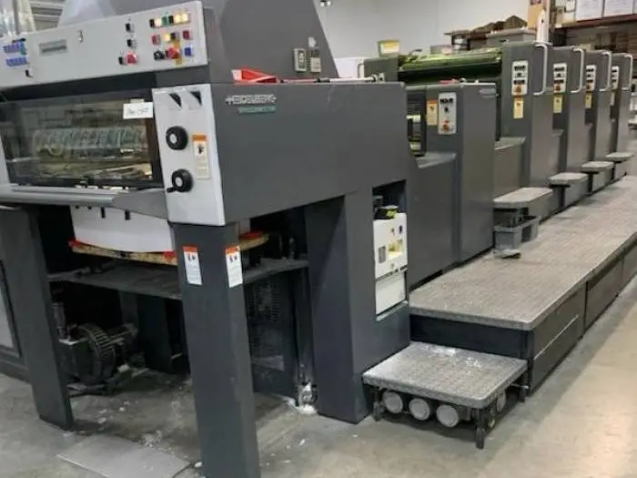 Used 1996 HEIDELBERG Heidelberg SM 74-5 P2 L 5 Color Coater 74x52cm Sheet-fed press Illinois US | Pressroom Solutions LLC 3 #164075