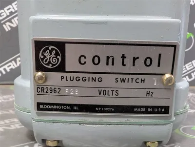 General Electric CR2962F2B Surface Mount Plugging Switch 40-140 RPM New NIB