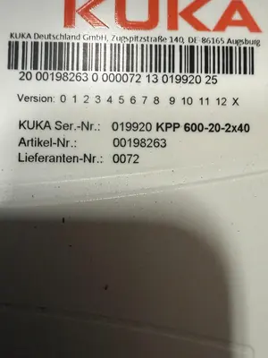 New | in-Stock KUKA KPP 600-20-2X40 Servo Drives Michigan US | RAB Industries, Inc. #1362896