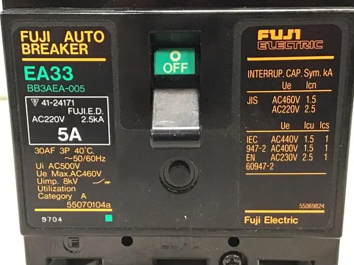 Used FUJI AIR TOOLS EA33-5 Circuit Breakers Michigan US | Ideal Machinery #579041