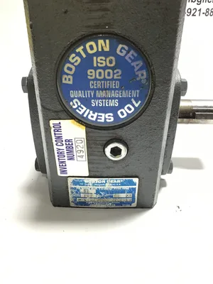 Boston Gear Right Angle F710-10-B5-G  Worm Gearbox Ratio 40
