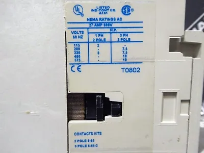 Cutler-Hammer CN15DN3 Contactor NEMA 1 Ser. B1 27 Amp New NIB