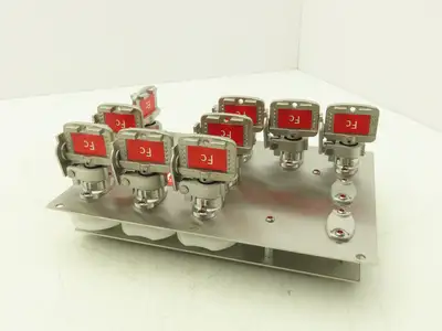 Allen Bradley 440T-MKEXE22ECFCFCFCFCFCFCFCFC 9 Key Interlock Exchange Switch