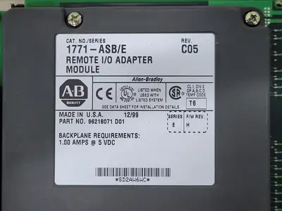 New | in-Stock ALLEN BRADLEY 1771-ASB/E Misc Electrical & Power Parts British Columbia CA | Lenmark #1439822
