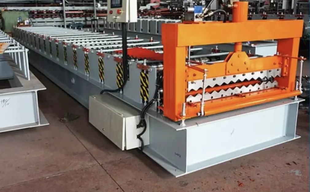 Corrugated Steel Panel Roll Forming Machine in Ethiopia