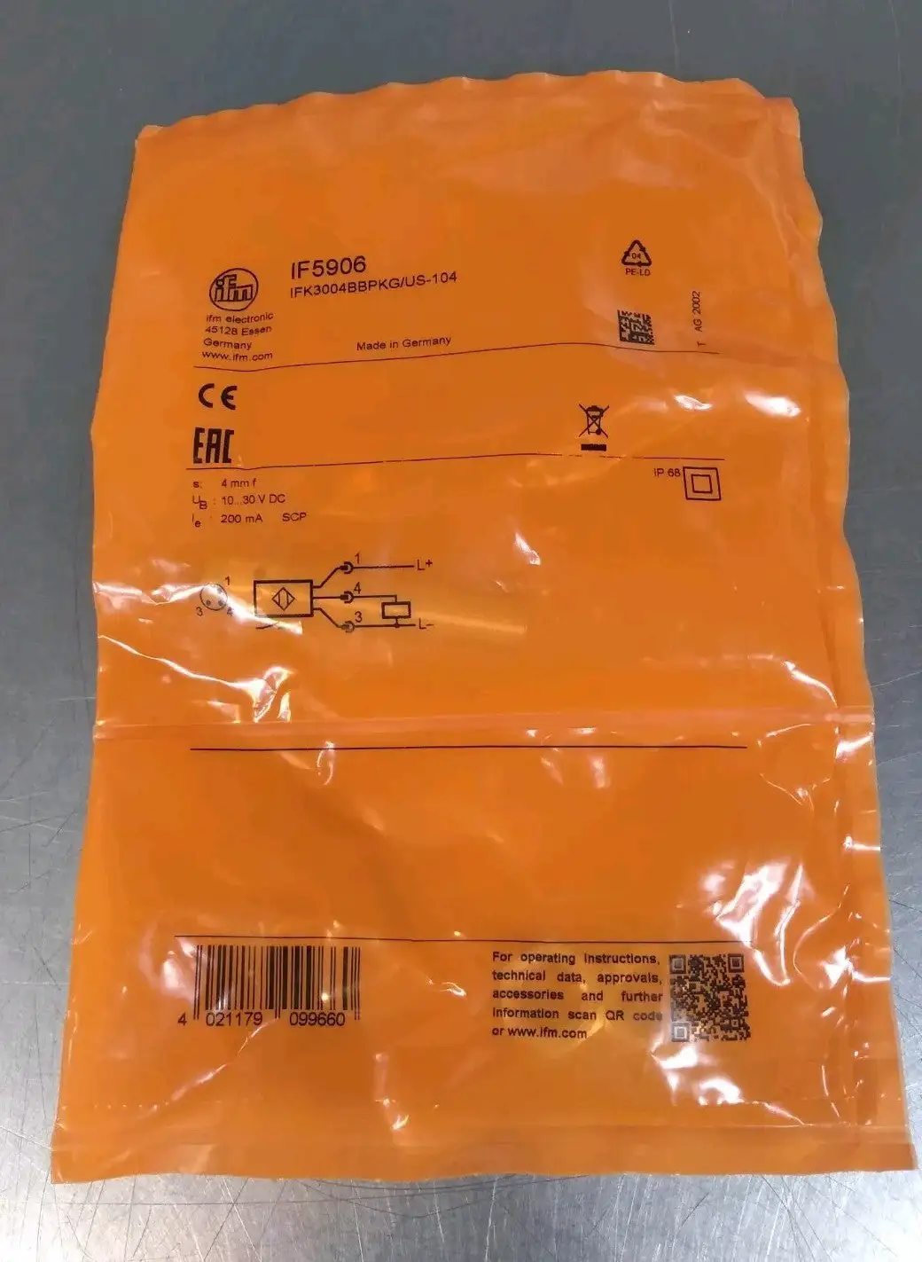 Ifm IF5906 Inductive Sensor Loc5D4