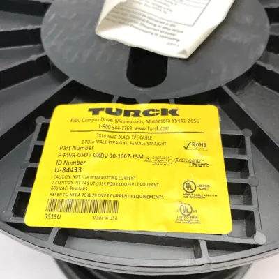 USED TURCK POWERFAST U-84433 CABLE