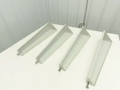 Omga Machine Base Table Legs 26-1/2" Long White Radial Arm Saw Set of 4