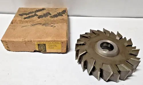 6"x1-1/2" HIGH SPEED STEEL Staggered Tooth Side Milling Cutter Poland HSS