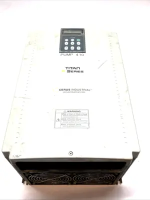 USED CERUS INDUSTRIAL TITAN P VFD 30HP 480V 3-PHASE MOTOR DRIVE