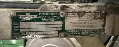 LOT OF (3) CASCADE 4,500 LB. SLIP-SHEET PUSH/PULL FORK-CARRIAGE ATTACHMENTS