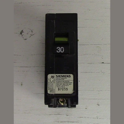 Siemens 1 Pole 30 Amp Push-in Breaker