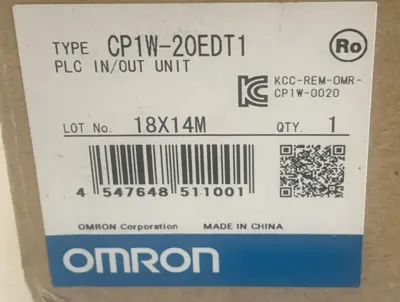 NEW OMRON CP1W-20EDT1 PLC IN/OUT UNIT CP1W20EDT1
