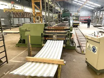 USED PINCHART DENY PUNCHING PRESS + LISSE CBC 1250 X 8 MM