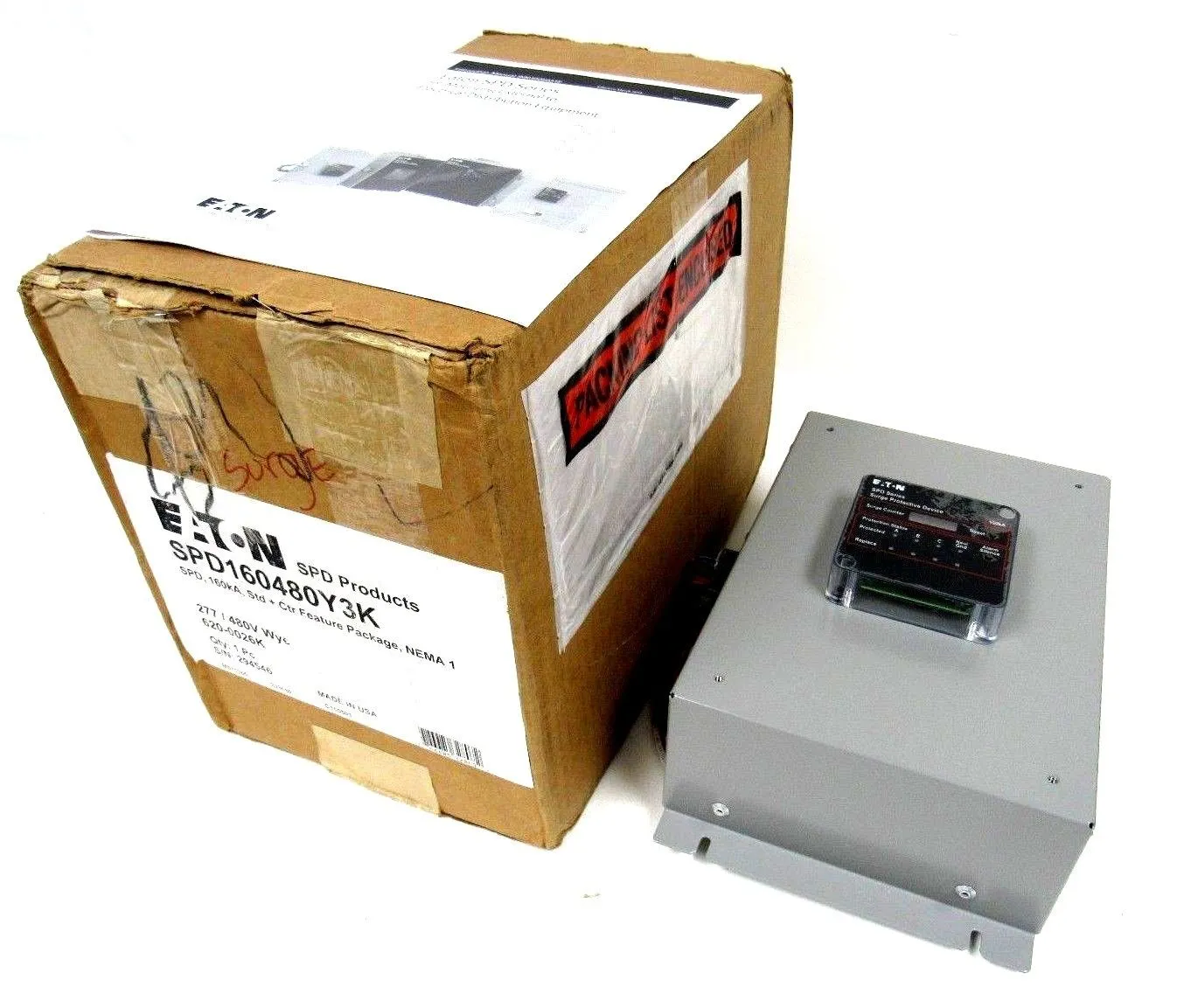 NEW EATON SPD160480Y3K PANELBOARD SURGE PROTECTOR 620-0026K