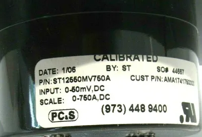 NEW PC&S ST12550MV750A PANEL METER