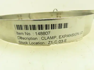 Clampco 95199-0700 Stainless Steel T-Bolt Expansion Clamp 1"W 7-1/4"ID LOT OF 2