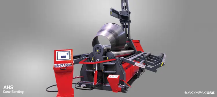 Used AKYAPAK 4 ROLL PLATE ROLLS Plate Bending Rolls including Pinch | Mac-Tech #401069