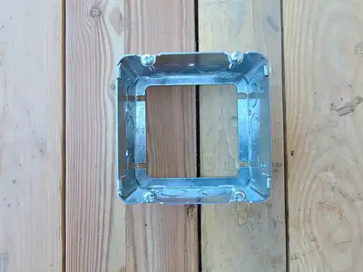 NEW RANGE OUTLET BOX 4-11/16 IN. SQUARE EXTENSION RING