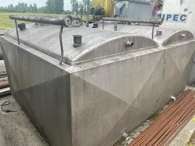 Creamery Jacketed Dual-Chamber Tank