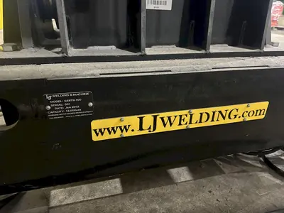12,000 LB LJ WELDING MODEL #GE6TR-100 VARIABLE SPEED POWERED TANK TURNING ROLL: STOCK #22808