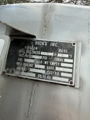 Hicks 2000 Gallon Horizontal Stainless Steel Tank TANKS / KETTLES | EcReCon Inc (6)