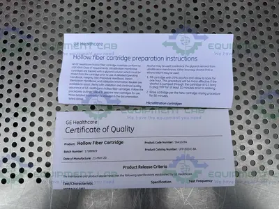 NEW GE HEALTHCARE UFP-500-E-8A HOLLOW FIBER CARTRIDGE 500,000 NMWC, 3600CM²