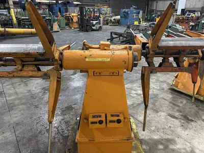 2500 LBS X 12" COOPER WEYMOUTH DOUBLE END PULL-OFF COIL REEL UNCOILER: STOCK #22618