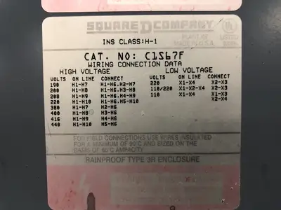 USED SQUARE D C1S67F
