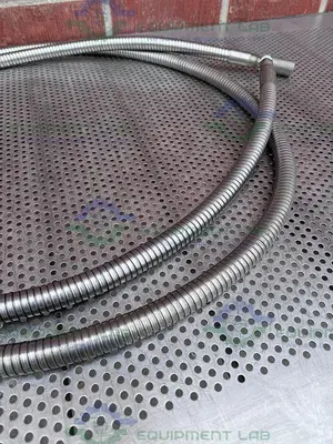 Unbranded 168" Stainless Steel Hose w/ Male to Female Threaded Fitting
