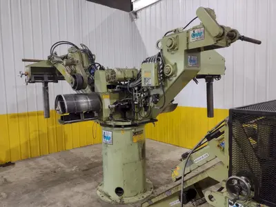 18” X .175”  X 8,000 LBS CWP MODEL #SFAC4-20 SPACE-SAVER AUTOMATIC DOUBLE END SERVO COIL FEED LINE: STOCK #22215