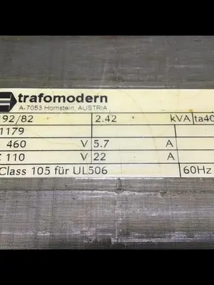 USED TRAFOMODERN EI192/82