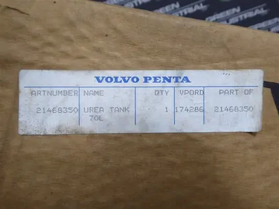 Volvo Penta 21468350 UREA Tank 70L 174286