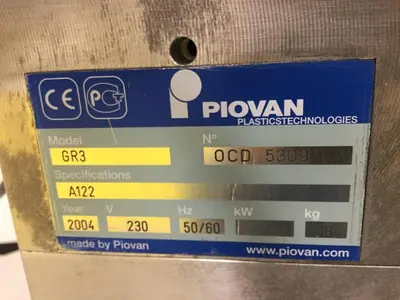 USED PIOVAN GR3