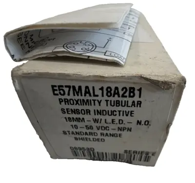 NEW CUTLER HAMMER E57MAL18A2B1 PROXIMITY TUBULAR SENSOR 10-50VDC SER E1