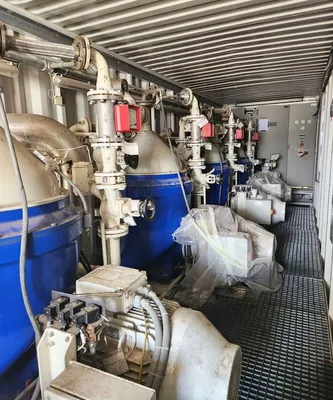 (2) Alfa-Laval fuel oil treatment plants.