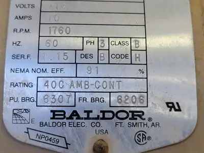 USED BALDOR 37F614Y113G1
