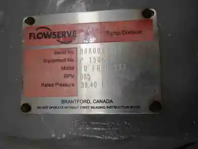 USED FLOWSERVE 10RFBH182