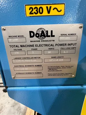 DOALL DS-280M Horizontal Band Saws | Liberty Machine Works LLC (3)